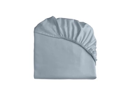 Простыня Primavelle на резинке Satin Luxe (дымчато-синяя) 463