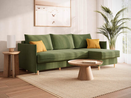 Диван Сонум Rain угловой Микровелюр Бежевый 985