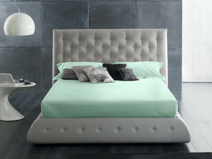 Простыня Primavelle на резинке Satin Luxe (мята) 463