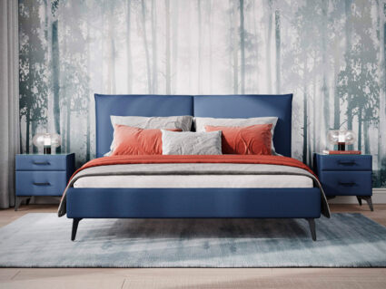 Кровать Сонум Dakota Микровелюр Кофе 256