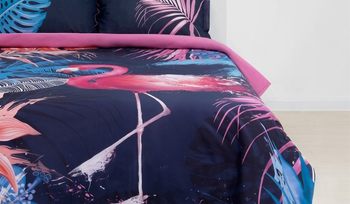 Комплект постельного белья 1,5-спальное Этель Фламинго